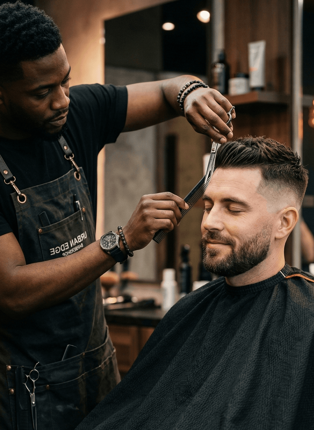 Textura de fondo barbería